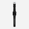 Active strap pro heinen leather black silver hardware  