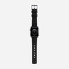 Active strap pro heinen leather black silver hardware  